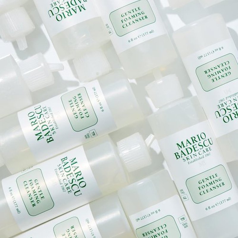 Mario Badescu Gentle Foaming Facial Cleanser - Deep Cleansing & Hydrating Face Wash 6 oz