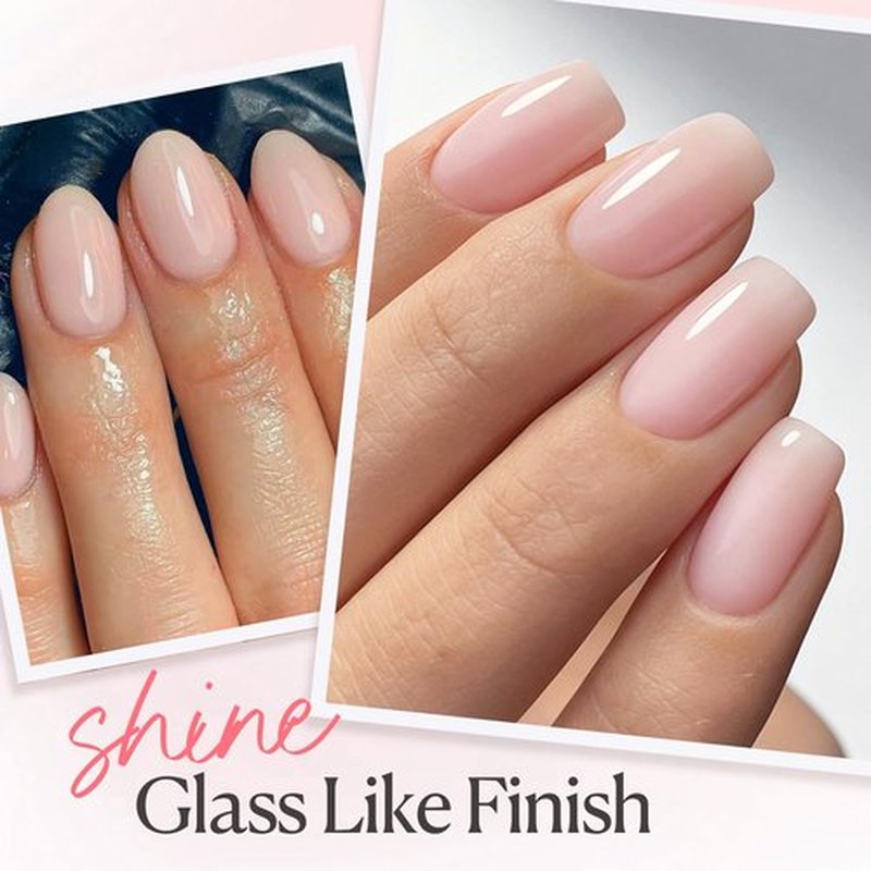 AZUREBEAUTY Builder Gel - 7-in-1 Nude Pink Nail Strengthener | 18ml Beginner-Friendly DIY Gel