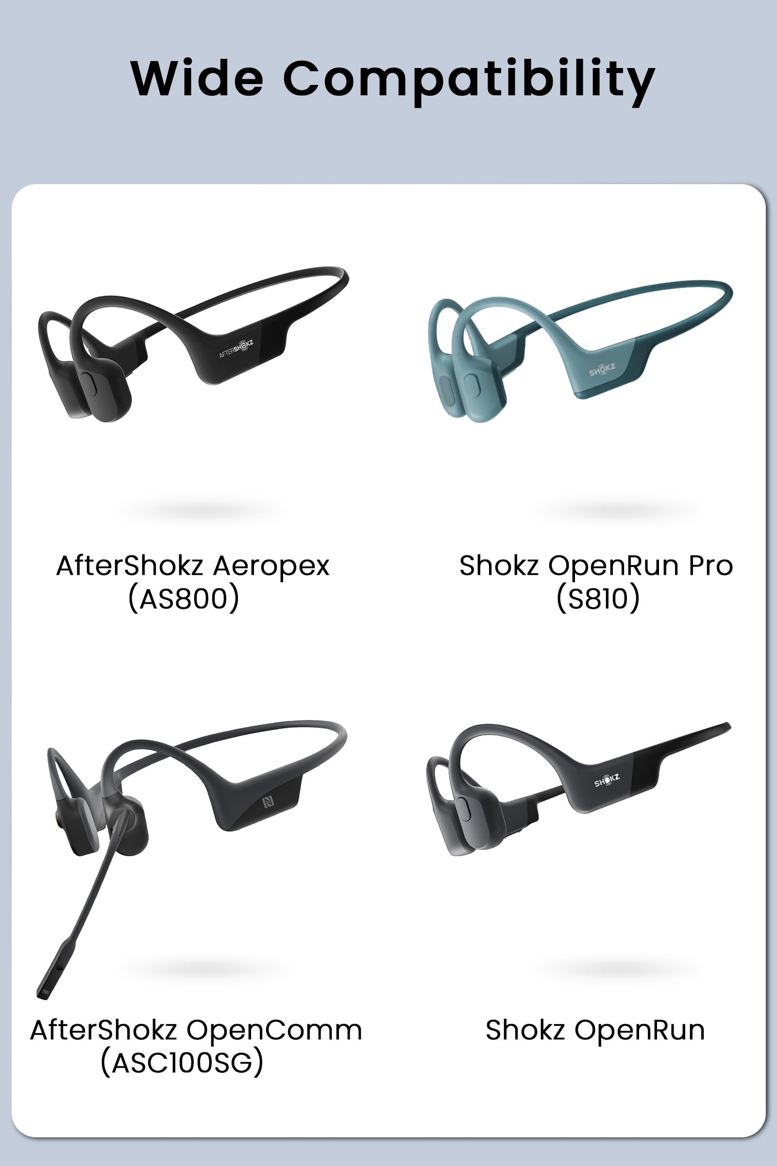 Yaekea 2Pack USB-C Adapter with 1Pack USB-A Charger Cable for Shokz Headphones Magnetic Cord Compatible with Aftershokz Aeropex(AS800)/OpenComm(ASC100SG), Shokz OpenRun Pro(S810)/OpenRun-3.3FT(1M)