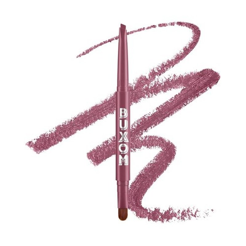 BUXOM Power Line Lip Liner - Long Lasting, Waterproof & Moisturizing Formula with Peptides | Matte Finish
