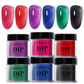 AZUREBEAUTY Dip Powder Nail Kit - 6 Color Jelly Glow for Stunning French Nail Art | DIY Home Manicure