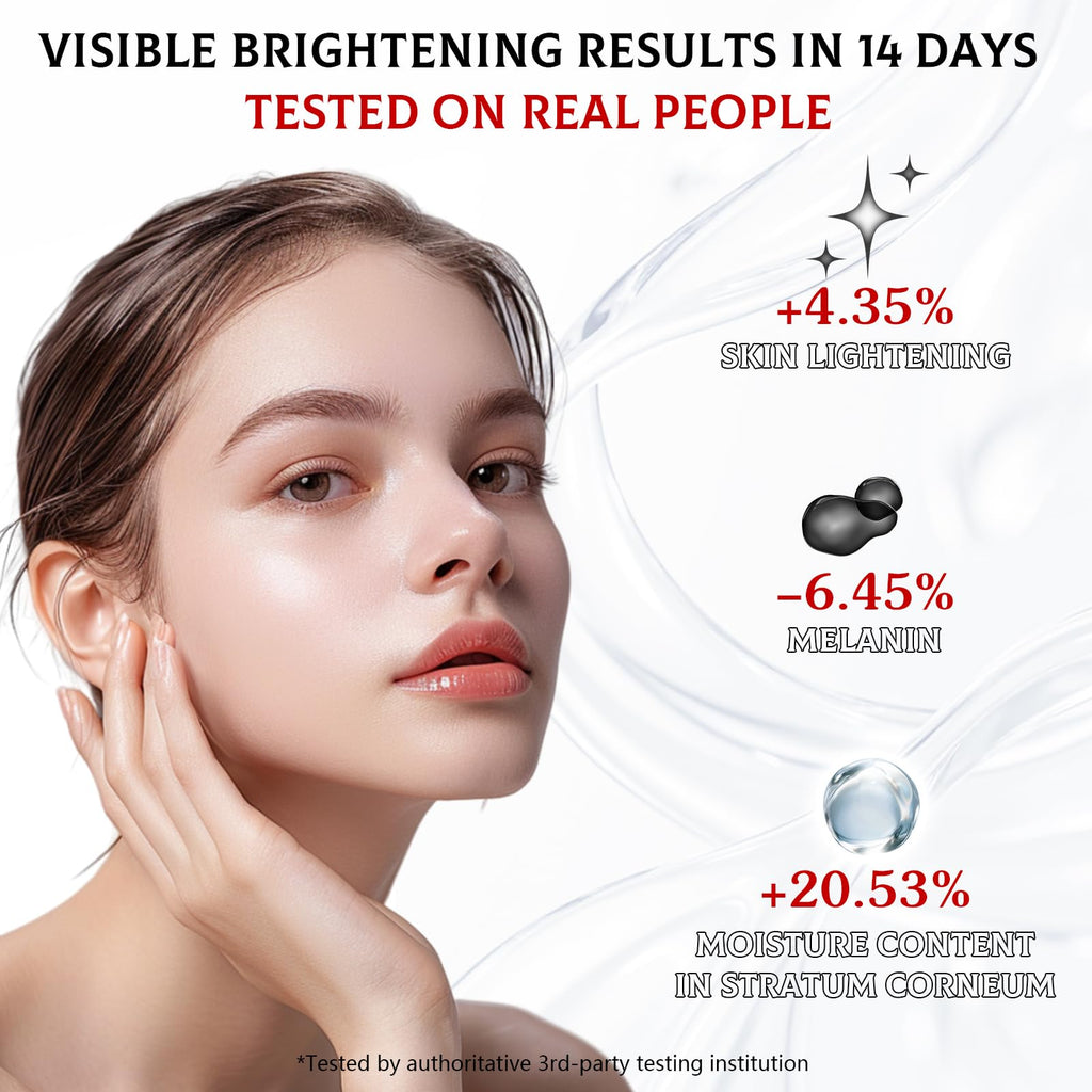 Ultimate Brightening Serum for Dark Spots - SymWhite 377 & 5% Niacinamide Skin Tone Evener - Vitamin C Facial Serum for Hyperpigmentation - Halal Certified Skincare - 1 fl oz
