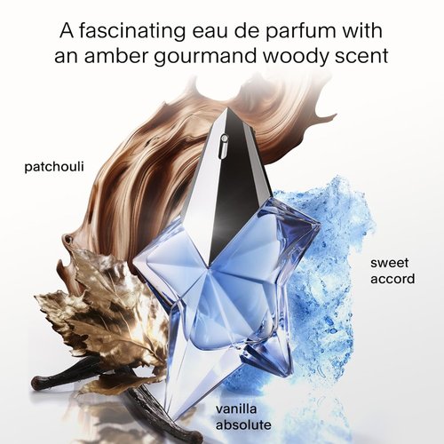 Mugler Angel Eau de Parfum | Women's Ambery & Woody Perfume with Bergamot, Praline & Patchouli - Long Lasting
