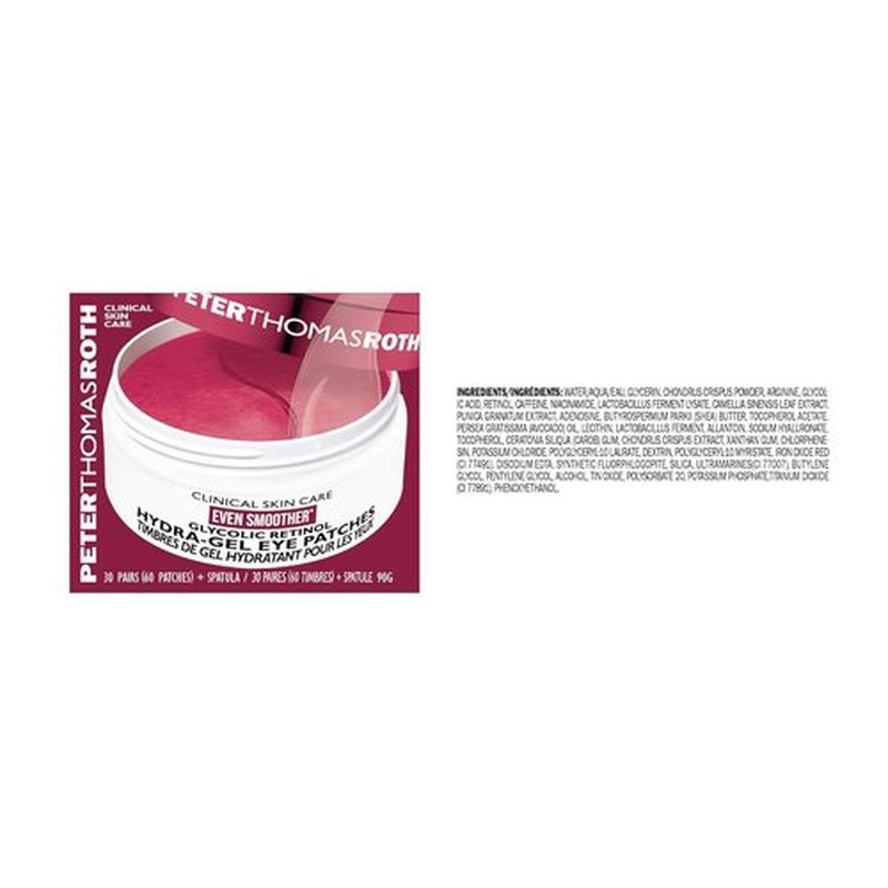 Peter Thomas Roth | Even Smoother™ Glycolic Retinol Eye Patches - Reduce Fine Lines & Texture