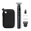 Xpert T Integrated Magnetic Electric Beard Trimmer & Shaver, with Travel Case, Electric Razor, Adjustable Combs Set, Body Kits, Nose Hair Trim Head, Personal Body Trimmer for Men Women, Black