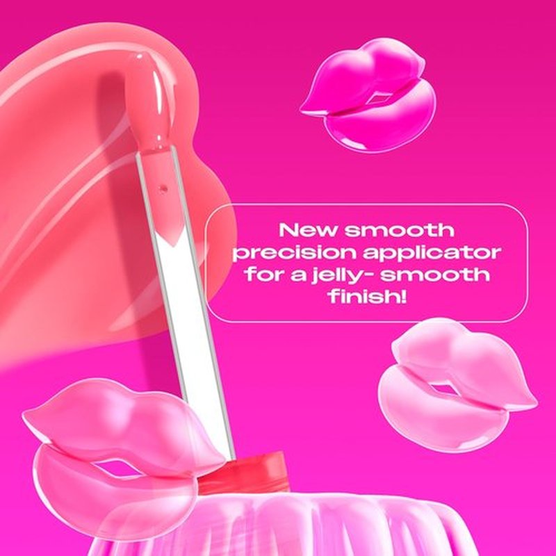 NYX PROFESSIONAL MAKEUP Jelly Job Lip Gloss - Full-Bodied, Smoothing Shine in Pale Pink