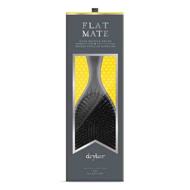 Drybar Flat Mate Boar Bristle Brush - Perfect for Smoothing & Styling All Hair Types