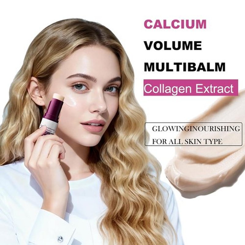 ONMYLOVIN 2-Pack Calcium Multi Balm Stick -Collagen Moisturizing Balm Stick for Face,Eyes & Neck, Anti-Wrinkle Eye Cream, Wrinkle Core Sticks For Firming Skin,Hydrating,Anti-aging
