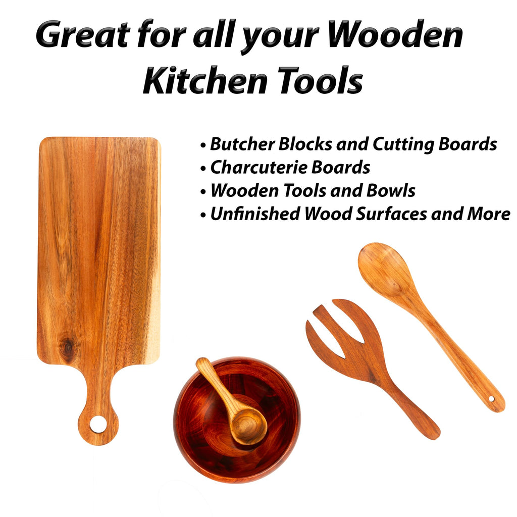 Wood Butter Cutting Board Wax - 8 fl oz - Conditioner for Butcher Block and Wooden Kitchen Tools. Macy;s Place Food Grade Mineral Oil and Beeswax for Wooden Tools. Support Animal Rescue