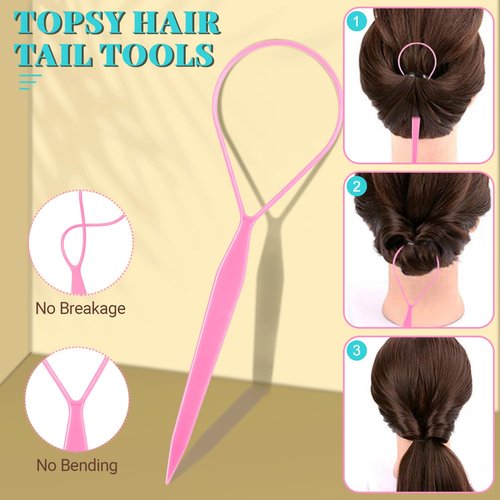 826PCS Elastic Hair Ties, IKOCO Hair Bands Colorful Hair Accessories for Girls with Hair Clips
