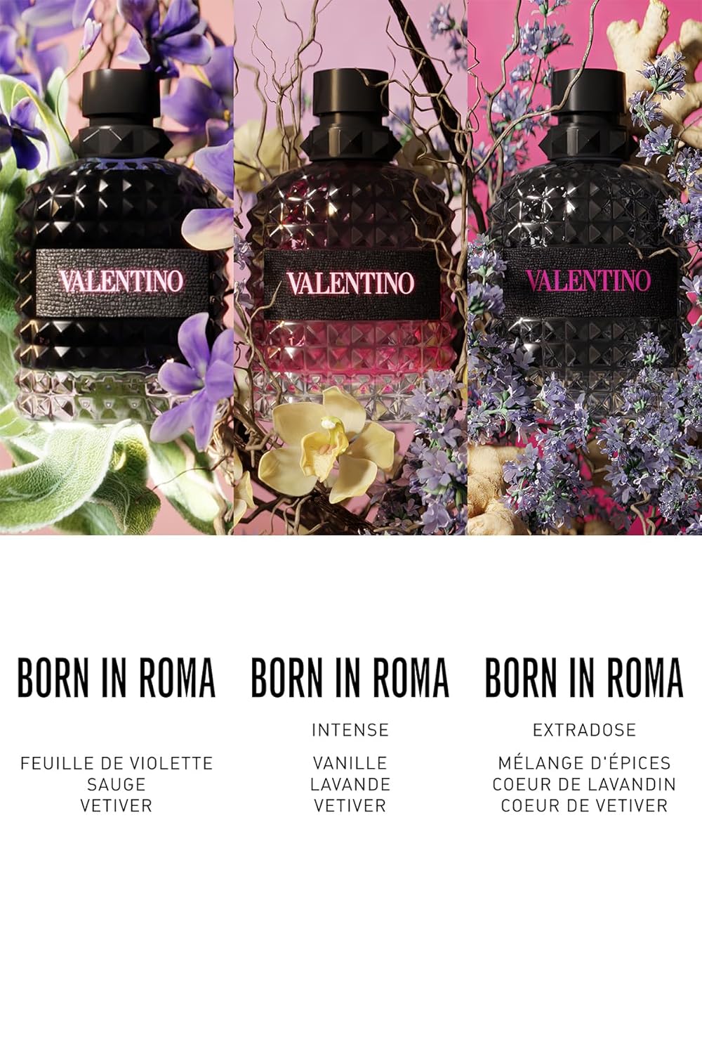 Valentino Uomo Born In Roma Intense - 3.4 oz Eau de Parfum Spray for Men | Luxurious Fragrance