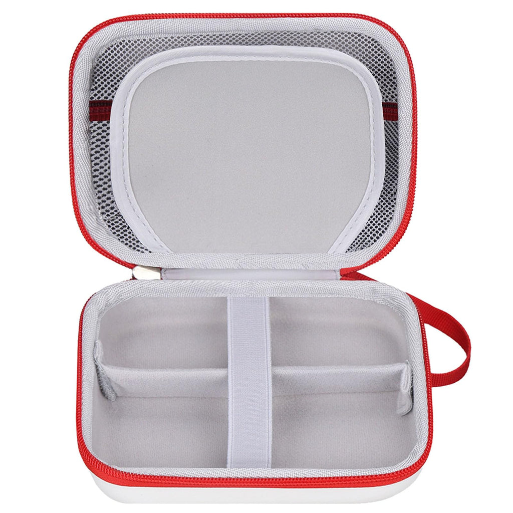 worfty Kids Camera Case for Vtech Kidizoom Creator Cam, Cute Kid Toy Camera Storage Case Bag for Vtech Kidizoom Camera Red with Pocket Holds Tripod Accessories (Box Only) (Red)