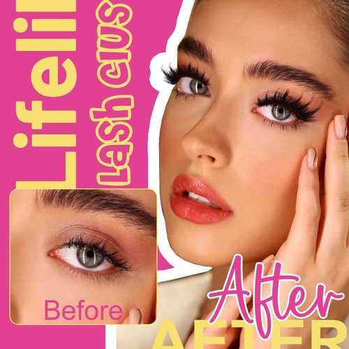 Fowendia Lash Clusters Kit California Sunset 8-18mm Manga Eyelash Clusters DIY Lash Extension Kit Waterproof Wispy Anime Lashes Clusters Ultra-Thin 0.3mm Individual Cluster Eyelash Extensions Kit