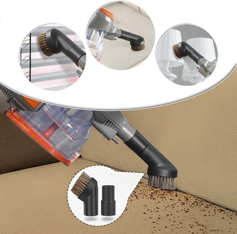 Shark Vacuum Cleaner Attachments - 6PCS 2-in-1 Crevice & Dusting Brush Combo | Flexible Tool Set for HV322, HV320, HV301, NV600, NV340