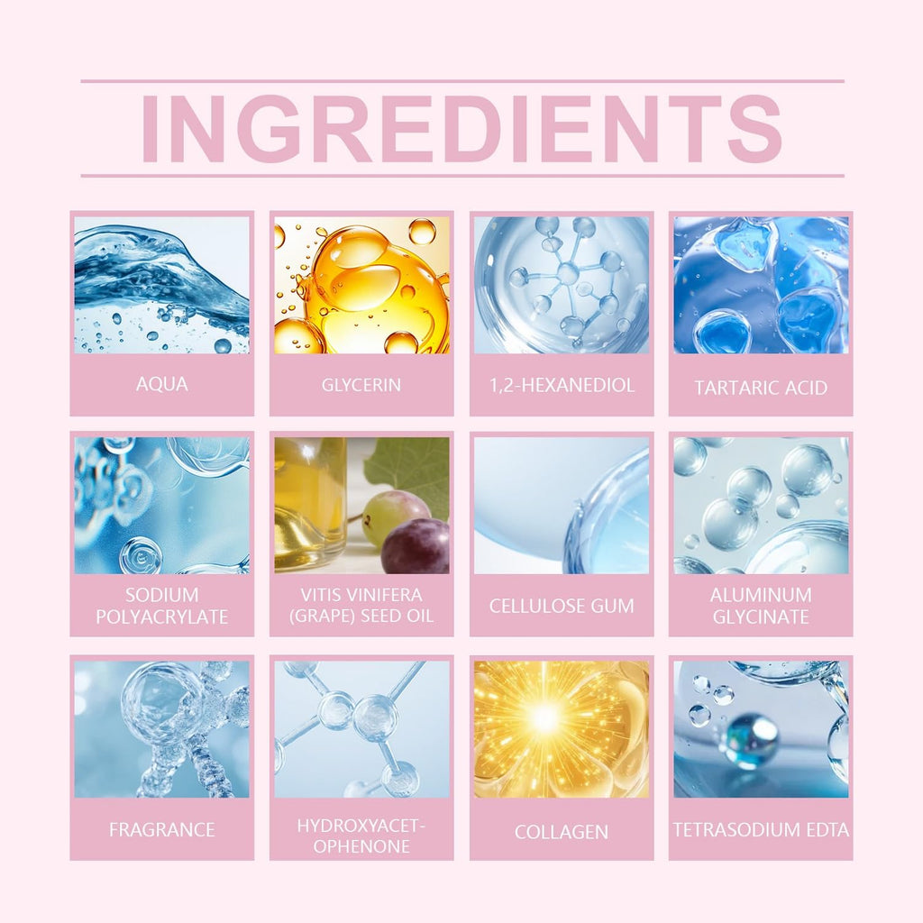 LOYOTICE 4PCS Bio-Collagen Face Mask Overnight,Bio Collagen Glow Up Mask 2.0,Real Deep Hydrating Collagen Mask for Glass Glowing Skin, Wrinkle Reduction & Elasticity,Pore Minimization