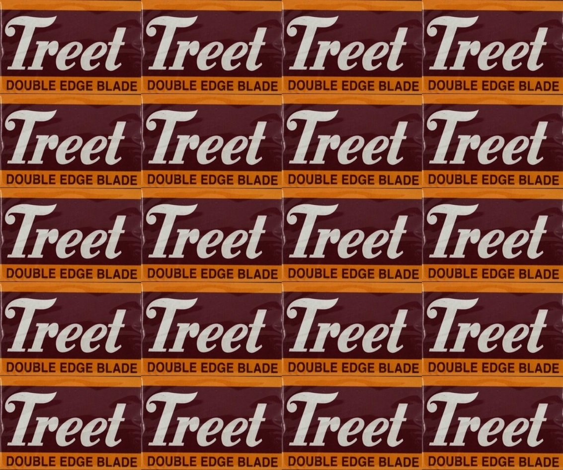 Treet Carbon Steel Double Edge Razor Blades, 200 blades (20x10)