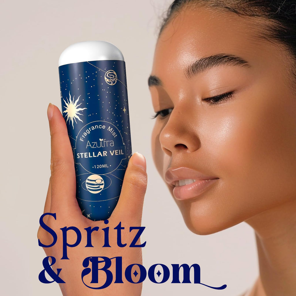 Azulfra Body Spray for Wowen, Hair & Body Fragrance Mist, Long Lasting Fragrance Spray, 4 fl.oz Stellar Veil