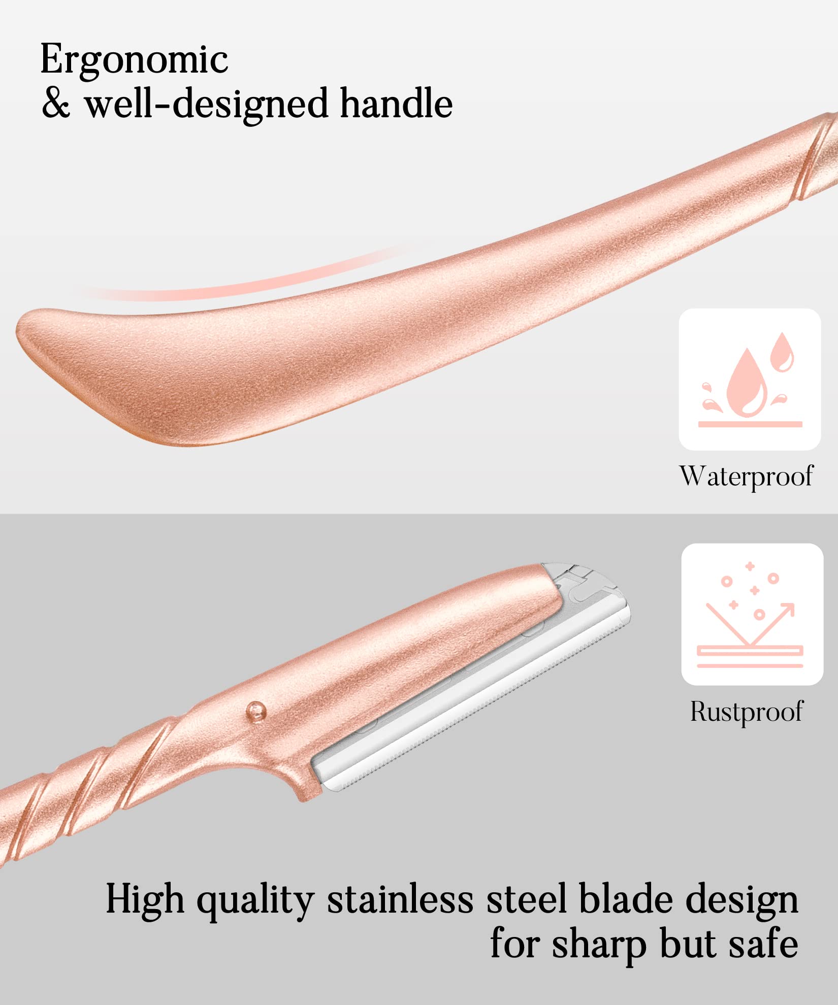ennva Metal Razor Replacement Blades -Pack of 10