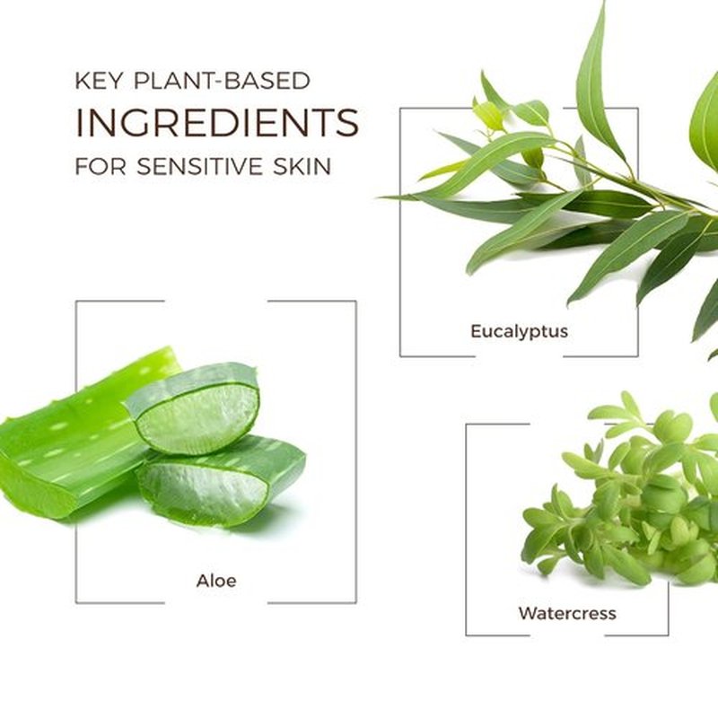 Babo Botanicals Aloe Vera Gel - Soothing Hydration With Natural Witch Hazel & Cucumber | 8 oz for Sensitive Skin