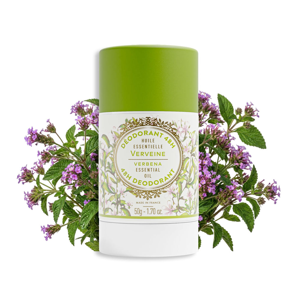 Panier des Sens - Lemon Verbena Deodorant for Women - Aluminum Free Deodorant for Sensitive Skin - 48H Odor Protection - Shea Butter Enriched - Natural Deodorant - Made in France - 1.7 oz