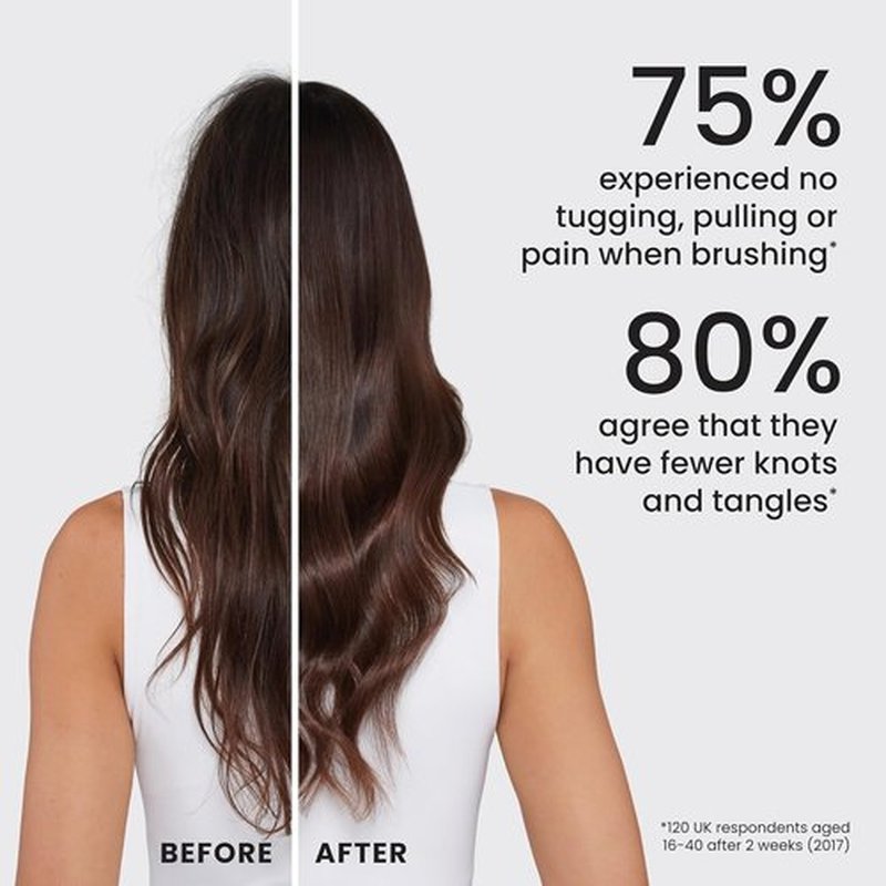 Tangle Teezer Ultimate Detangler Brush - Eliminates Knots & Reduces Breakage | Rosebud Color for Wet & Dry Hair
