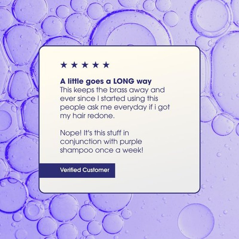 One 'n Only Shiny Silver Ultra Shine Spray - Purple Hair Shine for Brightening & UV Protection (4 oz)