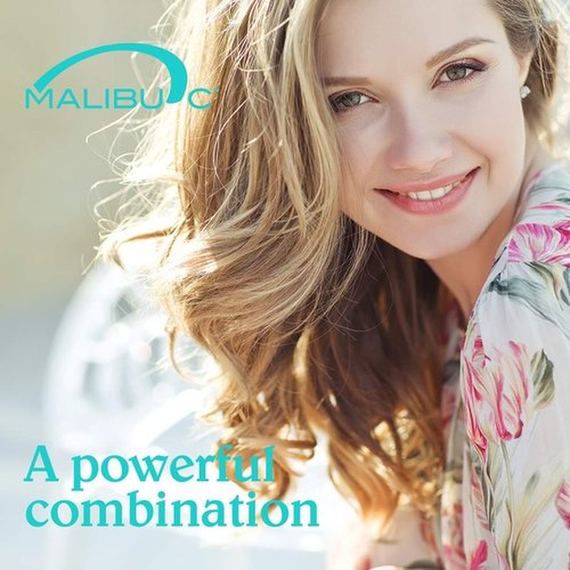 Malibu C Mini Rehab Hard Water Wellness | 2 Nourishing Remedy Packets - Removes Hair Deposits & Impurities