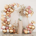 RUBFAC Blush Pink Balloon Garland Arch Kit - 130pcs for Birthday, Baby Shower & Boho Party Decor
