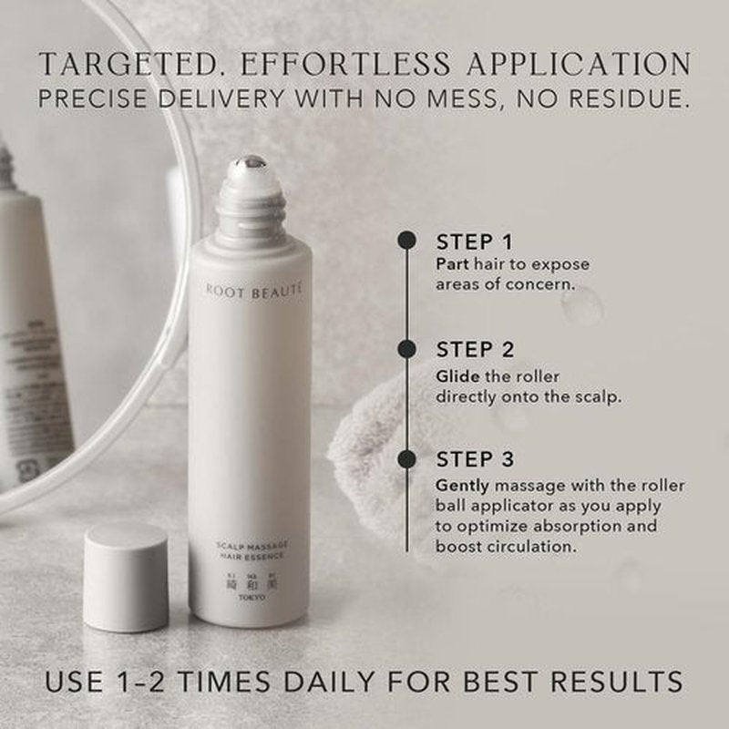 Kiwabi Root Beauté Hair Growth Serum - Lightweight & Fragrance-Free Formula for Thicker, Stronger Hair | 2.1 fl oz
