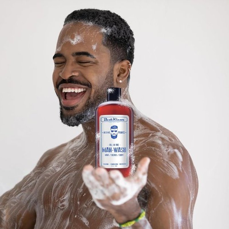 Active Prince Man 3-in-1 Shampoo, Conditioner & Body Wash - Versatile Grooming for Hair, Beard & Body
