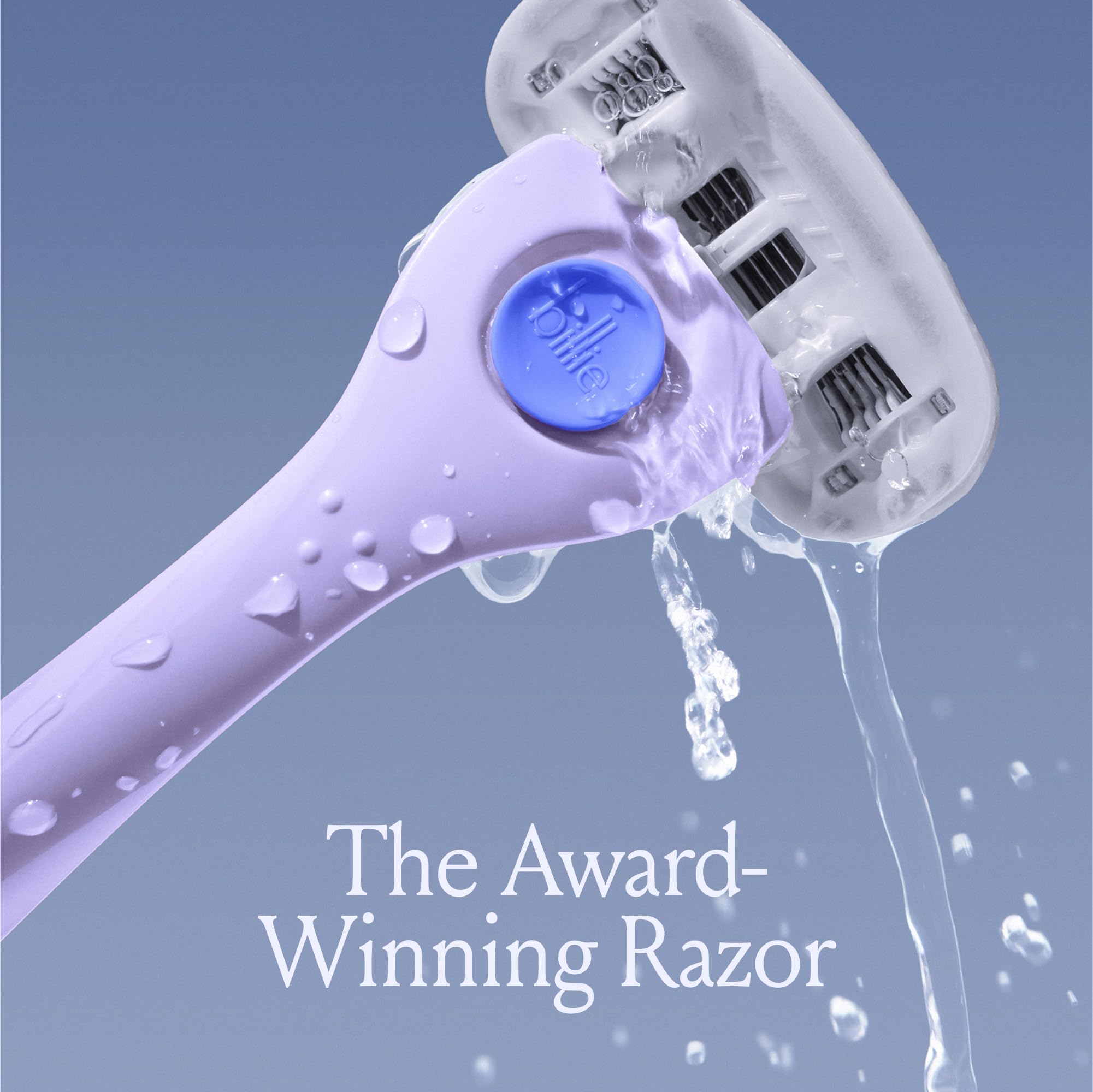 Billie Razors for Women Shave Kit – Women’s Razor + 4 x 5-Blade Razor Refills + Magnetic Holder – DreamPop,(Pack of 12)