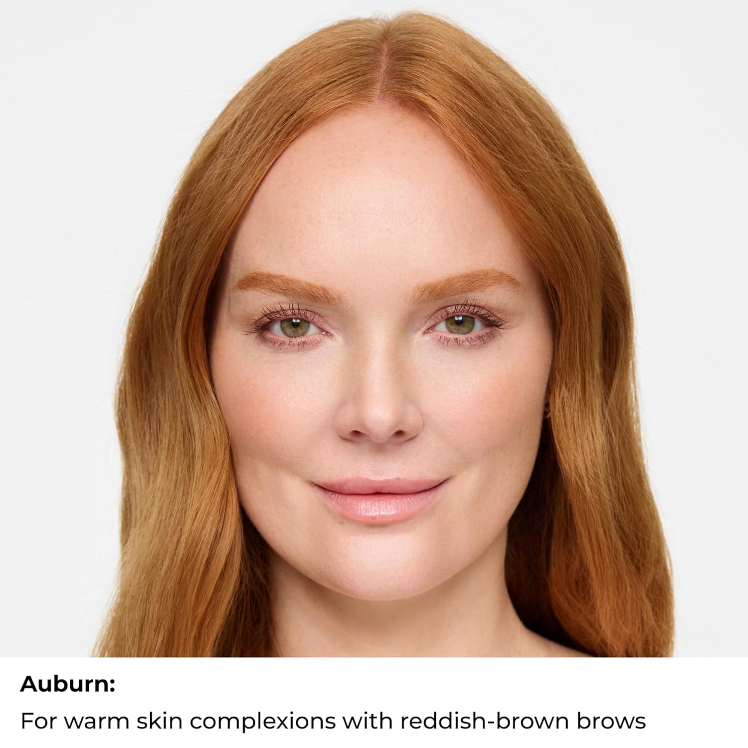 WUNDERBROW Eyebrow Gel - Waterproof & Smudgeproof Formula | Long-Lasting Auburn Shade, Vegan & Cruelty-Free