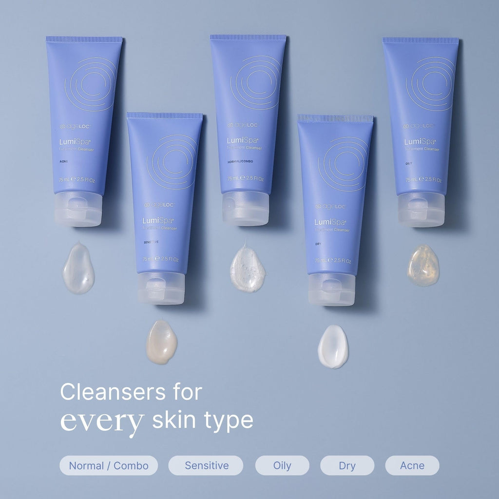 Nu Skin ageLOC LumiSpa Treatment Cleanser | Dry Skin | Cushions and Gently Cleanses for Soft, Supple Skin | Enhanced LumiSpa Performance | Infused with ageLOC Technology | 2.5 fl oz