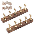 Riadyet 2-Pack Super Magnetic Nail Holders – Wearable Nail Bases & Nail Display Stands for Nail Art Painting (Gold)