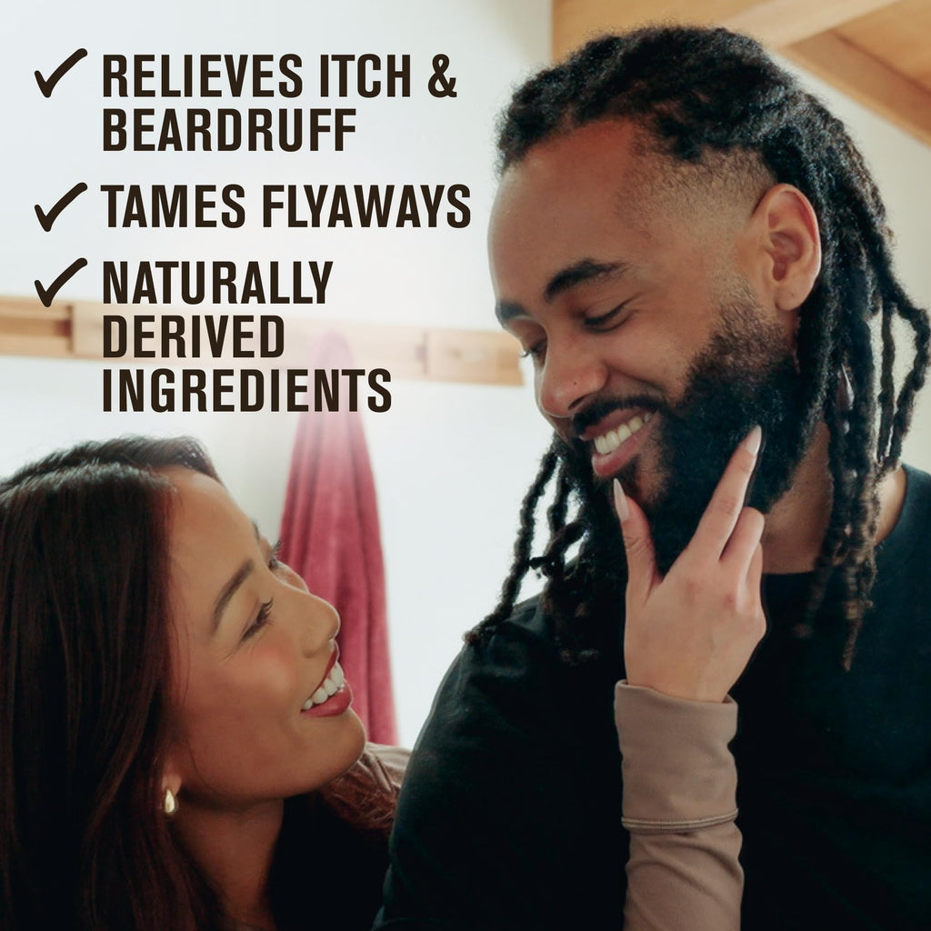 Every Man Jack Beard Oil & Scruff Softening Butter Bundle - Vanilla + Cedar Scent - Rejuvenates, Hydrates & Styles Dry Beards - Naturally Derived with Cocoa Butter and Shea Butter