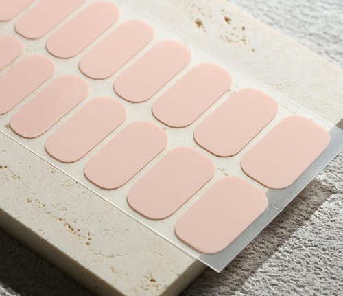 Beaolata Nail Polish Strips, 32PCS Salon Quality Wraps, Long Lasting Gel Nail Stickers for Women Easy Apply& Remove (Sweet Pink)