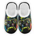 Umidedor Video Game Slippers For Women Girls, Soft Memory Foam Non-Slip Indoor House Slippers Home Shoes for Bedroom Spa Hotel Travel