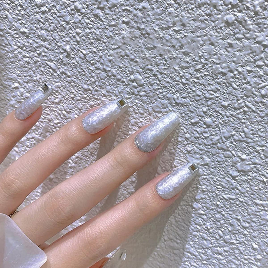 VERONNI Pearl Gel Nail Polish Kit -6Pcs Glitter Shell Thread Gel Nail Polish Soak-off Drawing Mermaid Gel Nail Polish Manicure Set DIY Design Nail Art(PL-6pcs)