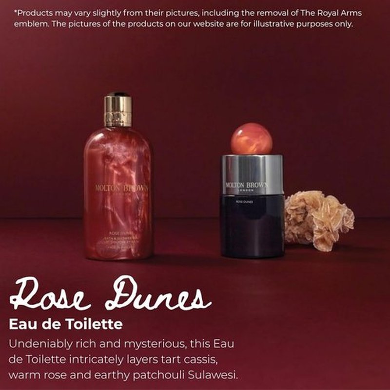 Molton Brown Rose Dunes Eau de Toilette - Luxurious Fragrance for Women | 3.3 fl. oz.