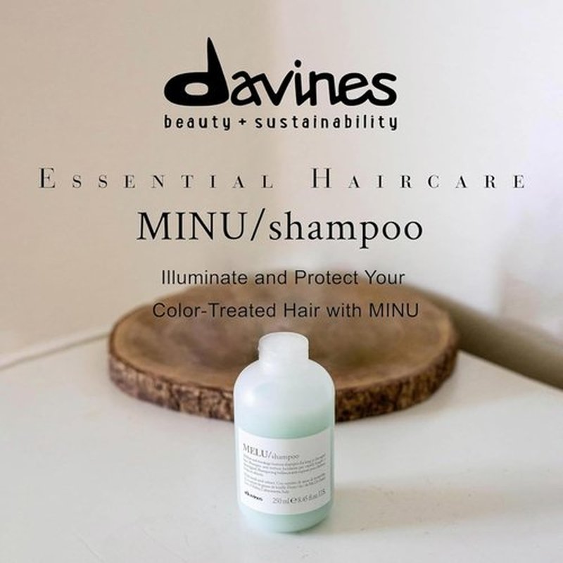 Davines Minu Shampoo - Color-Protecting Formula for Radiant Hair | 8.45 Fl Oz