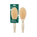 EcoTools Shine Activating Detangler Hairbrush, Brush For Wet Or Dry Hair, Gently Detangle & Style Hair, Heat Safe Paddle Brush, Flexible Bristles, Renewable Bamboo, Vegan & Cruelty-Free, 1 Count