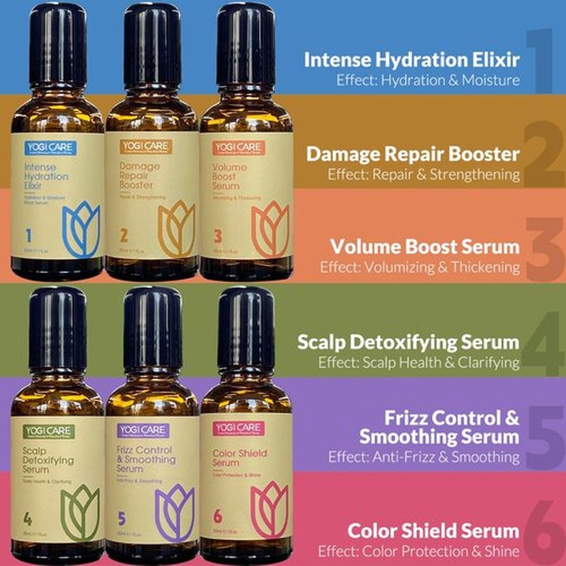 Skiennix Aroma Therapy Pre-Wash Hair Oil Serum - Anti-Frizz & Smoothing 30ml / 1 Fl.oz
