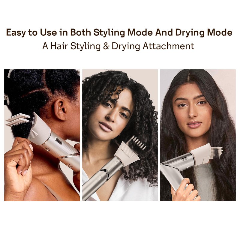 Wide Tooth Comb for Shark XSKHD4WTCA FlexStyle, Blow Dryer Comb Attachment for Shark FlexStyle Air Styling & Drying System