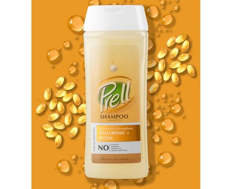Prell Hyaluronic + Biotin Moisturizes & Strengthens Shampoo & Conditioner for All Hair Types 13.5 fl.oz