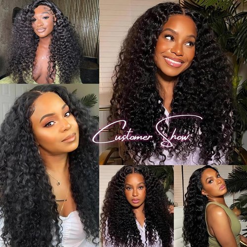 15A Burmese Deep Wave Bundles Human Hair 22 Inch 1 Bundle Tangle Free Unprocessed Brazilian Virgin Hair Weft with Spiral Curly End for Women Deep Wave Human Hair Weft Extensions