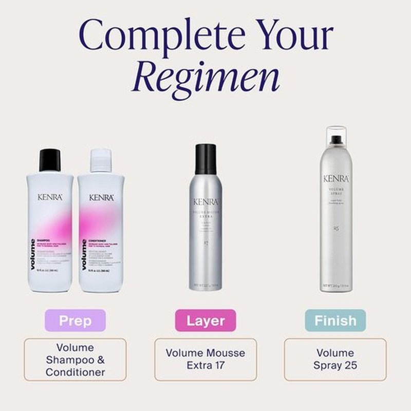 Kenra Professional Volume Spray 25 - Super Hold Hairspray for All Hair Types | Flake-Free & Fast-Drying | 10 oz