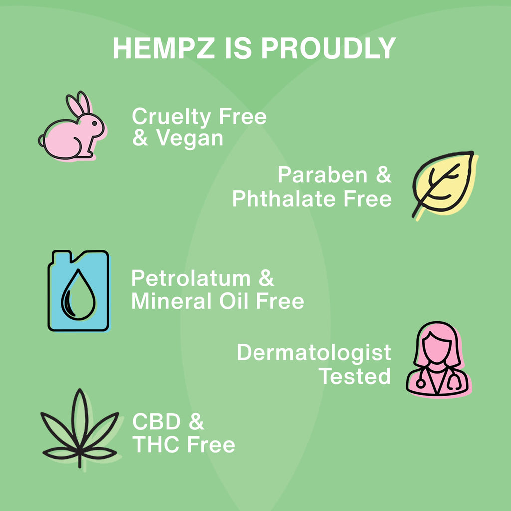 HEMPZ Mini Original Body Lotion, Floral & Banana Scent, Daily Moisturizing Cream, Shea Butter Hand and Body Moisturizer, Skin Care Products, Hydrating Hemp Seed Oil, Mini, 2.25 oz.