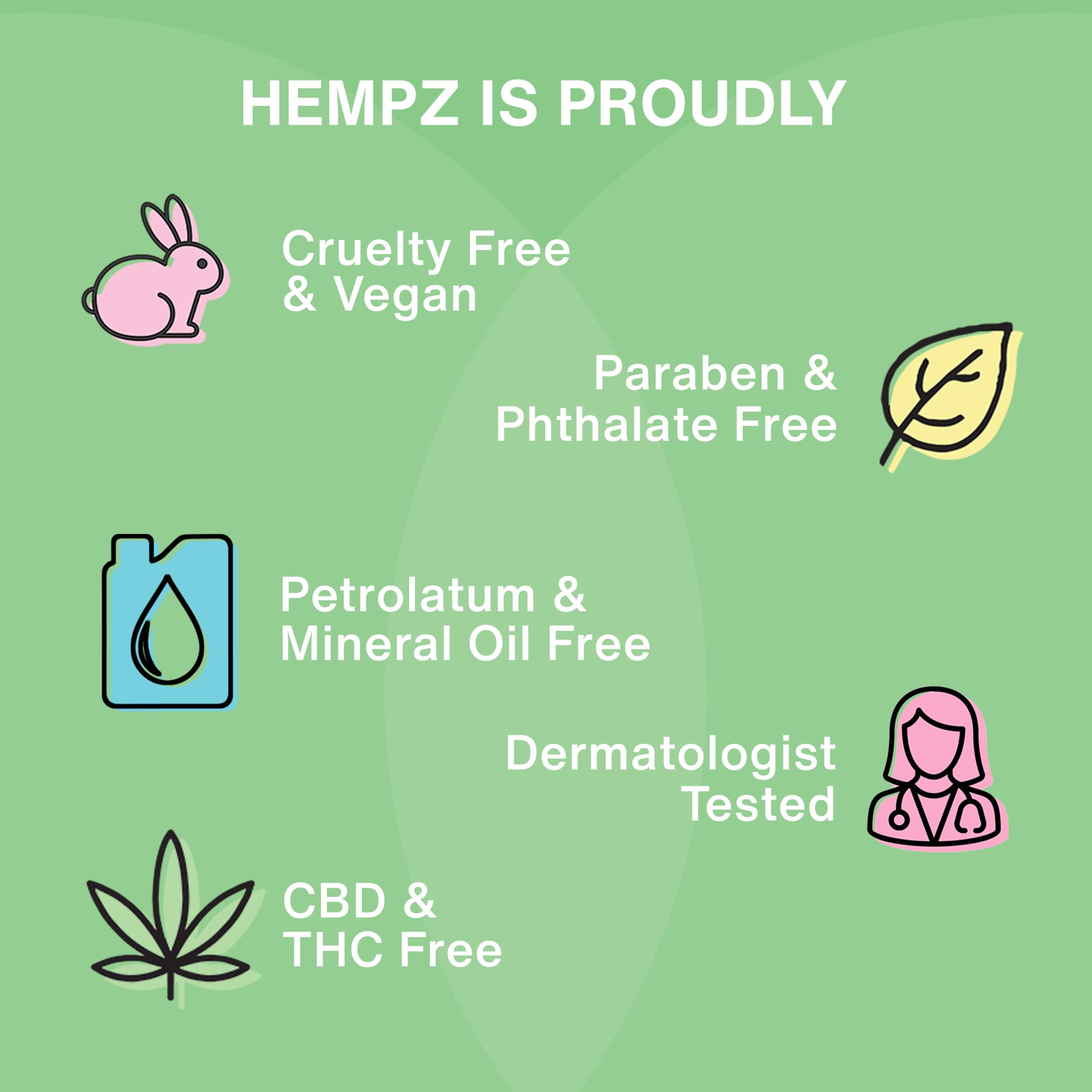 HEMPZ Mini Original Body Lotion, Floral & Banana Scent, Daily Moisturizing Cream, Shea Butter Hand and Body Moisturizer, Skin Care Products, Hydrating Hemp Seed Oil, Mini, 2.25 oz.