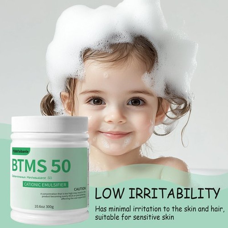 FSbbTaibanle 10.6 oz BTMS 50 Conditioning Emulsifier granules, 100% derived from plant-based，Ideal for Leave-in Conditioner, Lotions, Shampoos and More