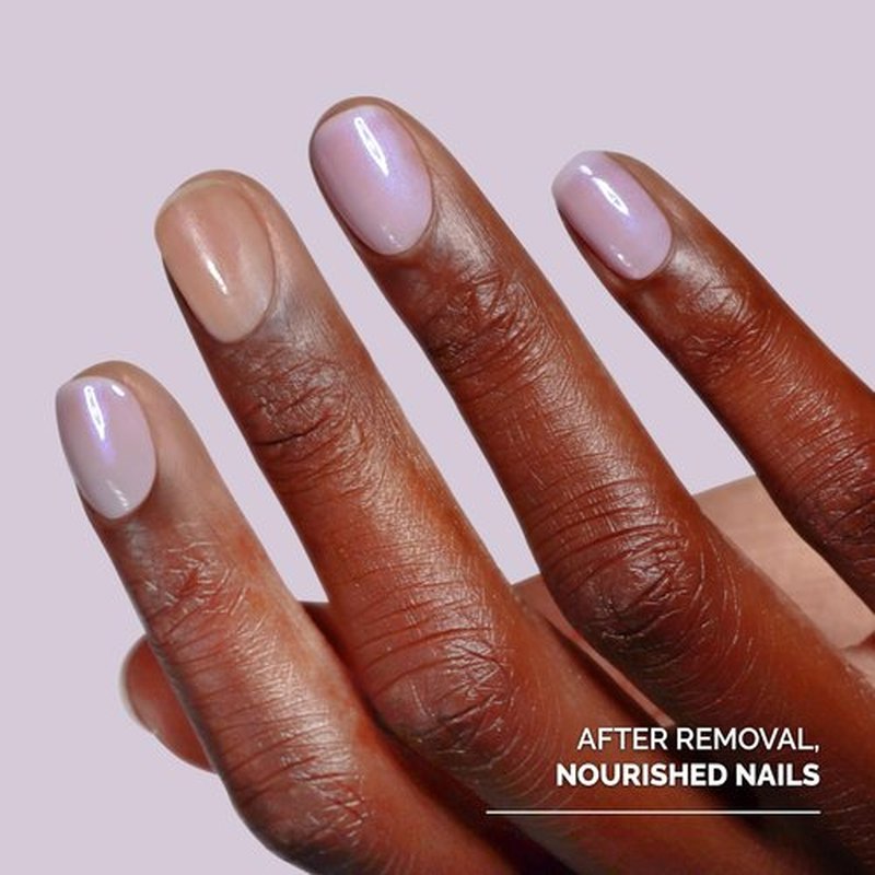 LONDONTOWN Acetone-Free Nail Polish Remover Set - Strengthening & Conditioning Pads Included
